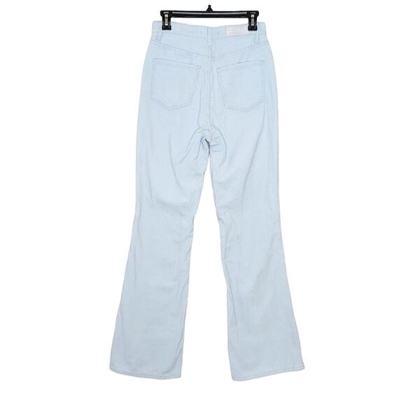 PacSun Corduroy Pants High Rise Bootcut Light Blue Button Fly Women's Size 28 - Picture 5 of 12